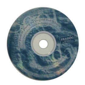 Flauta Irlandesa Feadóg Re D Preta (Kit Livro Tutorial e CD)