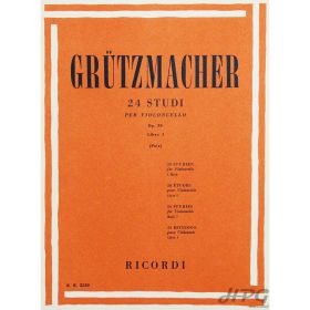 Método Violoncelo Grutzmacher 24 Estudos Op 38 volume 1