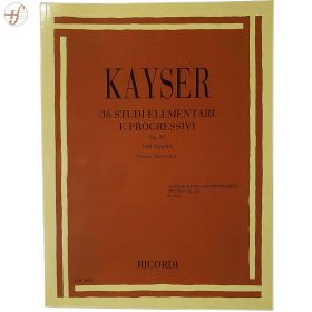 Método Violino Kayser 36 Studi Elementari e Progressivi Op.20
